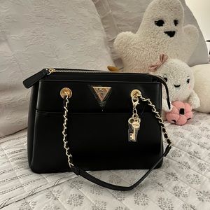 2023 New Black Guess Satchel Bag
